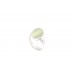 Designer 925 Sterling silver Women's ring natural oval moonstone size 18